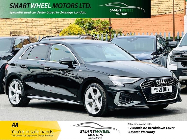 image for 2021 Audi A3 1.4 TFSIe 40 S line Sportback S Tronic Euro 6 (s/s) 5dr 13kWh HATCHBACK Petrol/Elect...