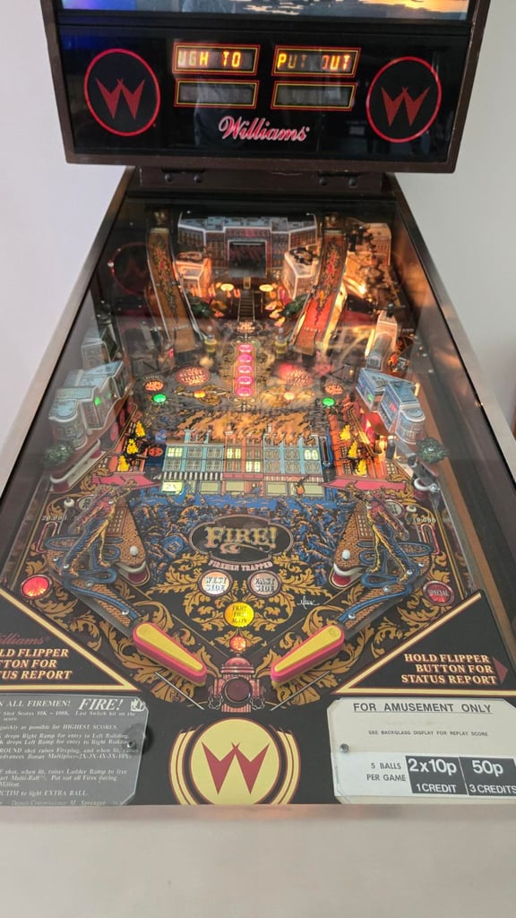 image for Williams Fire! Pinball Machine