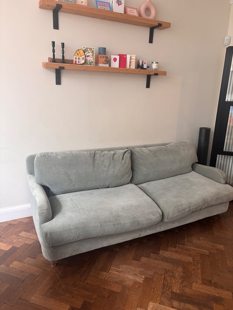 Loaf Green Velvet Sofa 