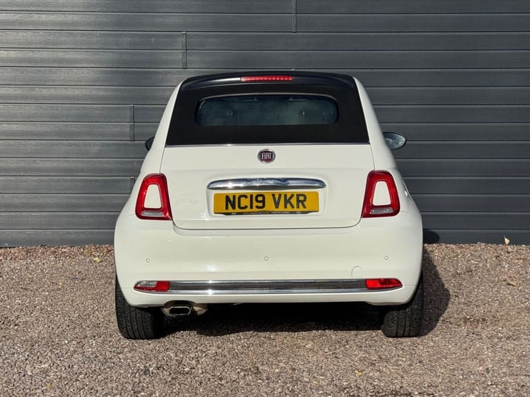 2019 19 FIAT 500C 1.2 120TH CONVERTIBLE 2DR PETROL MANUAL EURO 6 (S/S) 