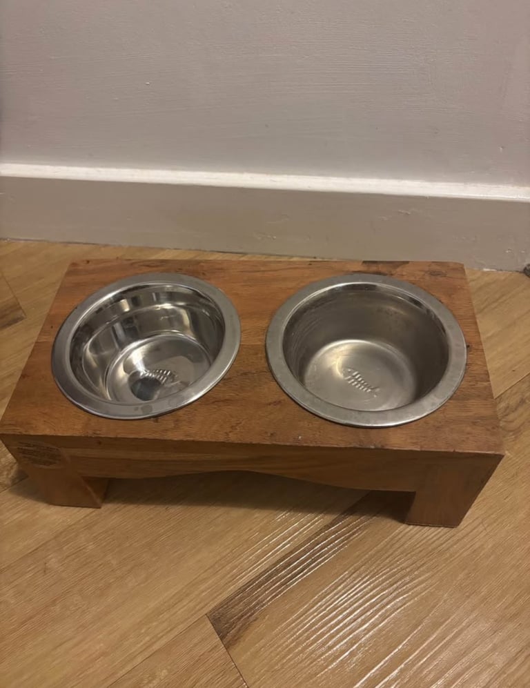 Cat Food and Drink Bowl Set