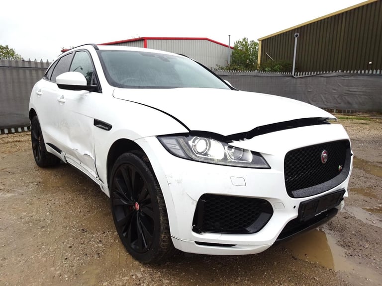 2017 67 REG JAGUAR F-PACE V6 S AWD 3.0 DIESEL AUTO DAMAGED REPAIRABLE SALVAGE