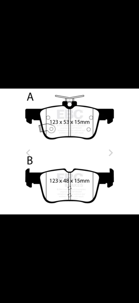 EBC GD2184 Rear Brake Discs, Ultimax 2 Brake Pads For Ford Focus Mk4 