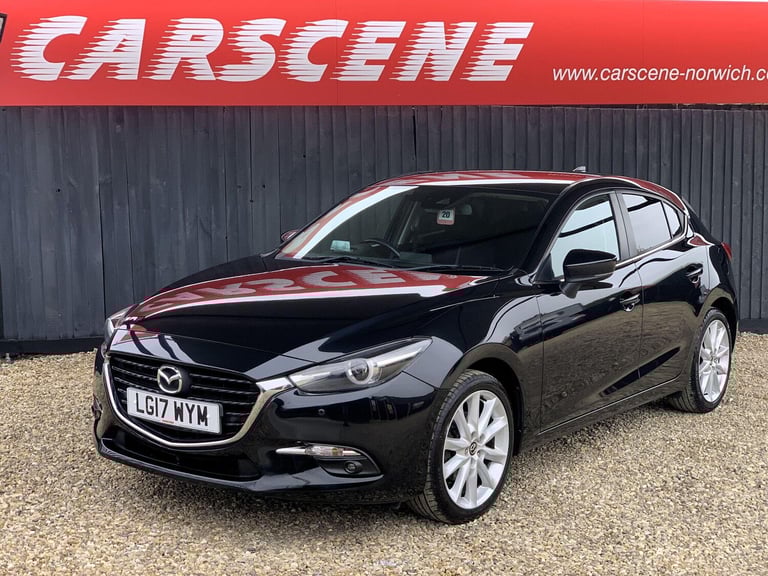 2017 Mazda Mazda3 1.5 SKYACTIV-D Sport Nav Euro 6 (s/s) 5dr HATCHBACK Diesel Manual