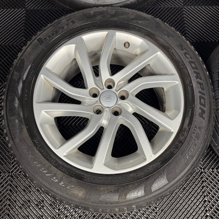 18'' GENUINE RANGE ROVER EVOQUE DISCOVERY SPORT FREELANDER 2 LAND WHEELS TYRES ALLOYS