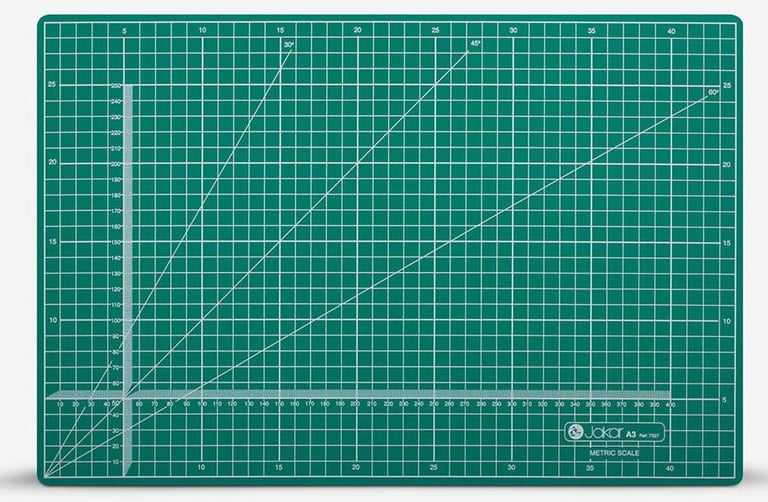 image for Jakar : Cutting Mat : Green : 3mm Thick : A3 (New)
