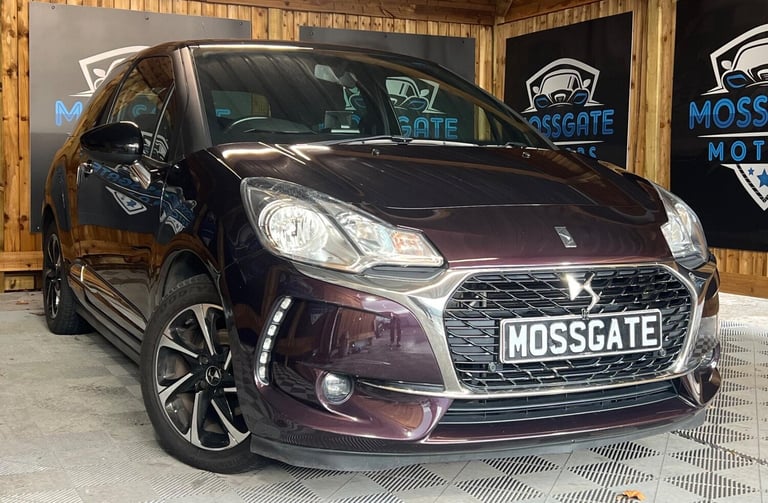 2017 DS Automobiles DS 3 1.2 PureTech Elegance EAT6 Euro 6 (s/s) 3dr HATCHBACK Petrol Automatic