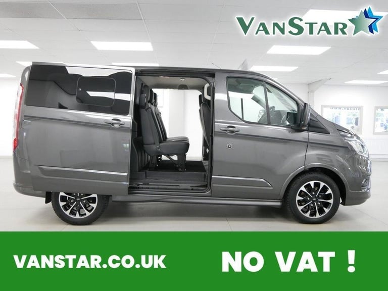 image for 2021 TRANSIT CUSTOM 320 2.0 EBL 185 BHP SWB SPORT AUTOMATIC CREWCAB ( SAT NAV )