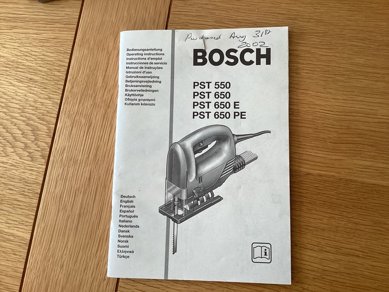 BOSCH 650 E electronic Jigsaw