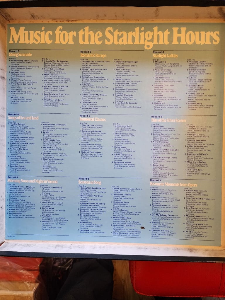 Music for Starlight Hours record Album