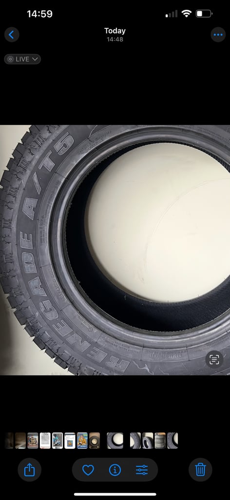 295/65/20 x 4 tyres 