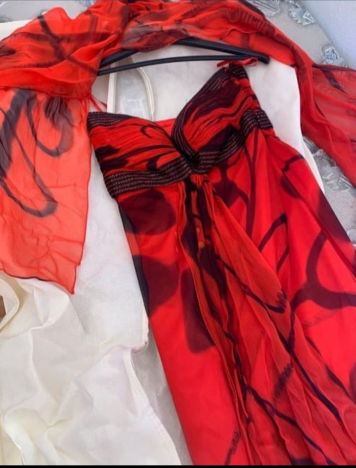 Dolce Vita- maxi formal dress with shawl