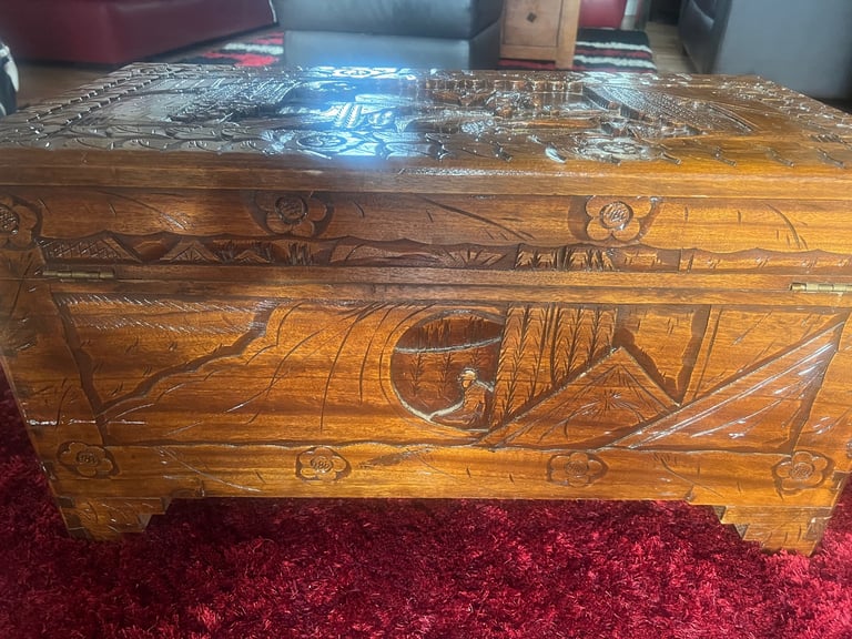 Carved chest 
