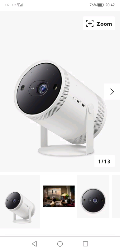 Brand new Samsung The Freestyle projector 