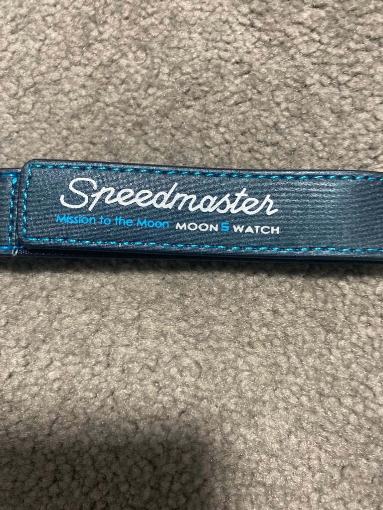 Moon watch blue mission to the moon 