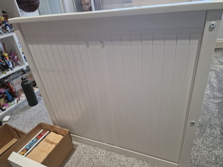 HEMNES IKIA single to double bed with 3 storage drawers & 2 mattresses