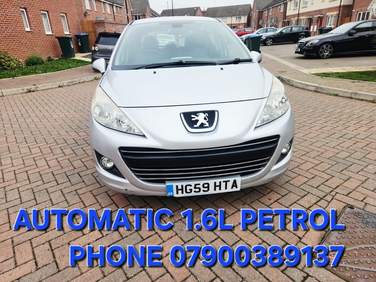 PEUGEOT 207 AUTOMATIC 1.6LT PETROL ULEZ COMPLIANT VERY CLEAN CAR BARGAIN
