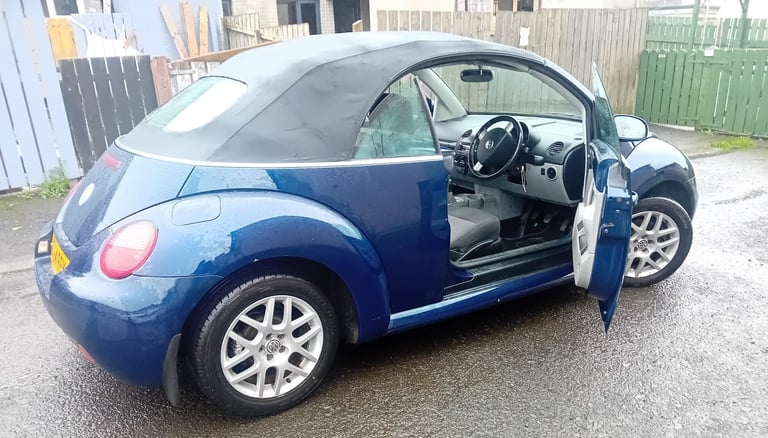 Volkswagen, BEETLE, Convertible, 2005, Manual, 1896 (cc), 2 doors 10 MONTHS MOT CERTIFICATE 💥