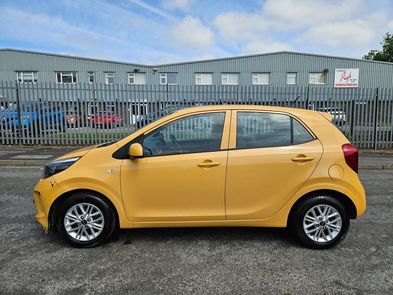 2023 73 Kia Picanto 1.0 2 5dr Yellow Damaged Salvage 