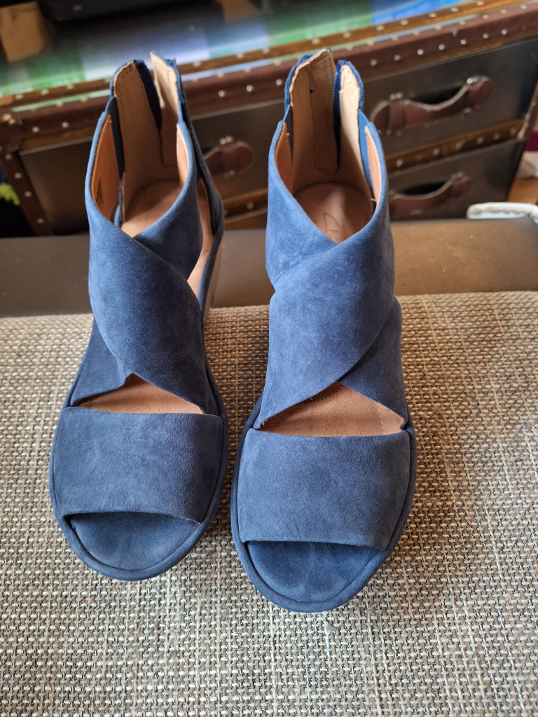 image for Clarks Clarene Glamour Heels - Navy