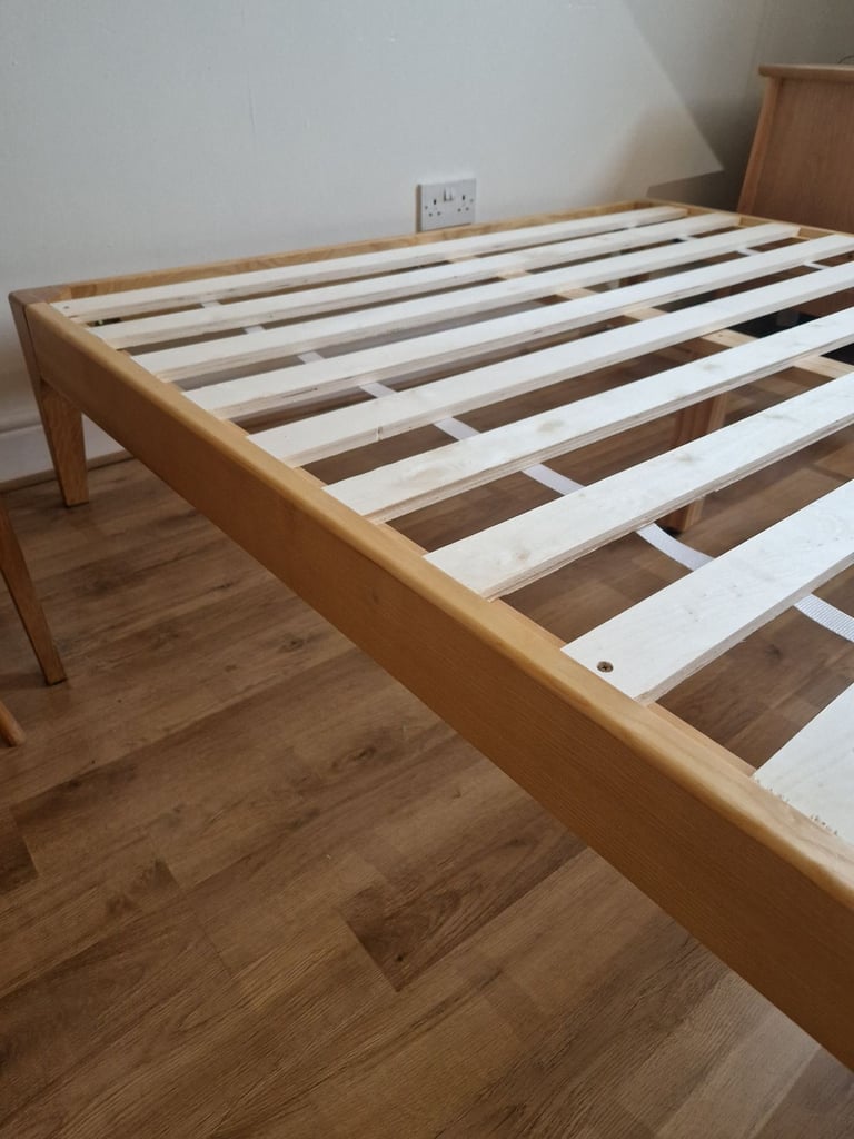 La Redoute Agura Solid Ash Platform Double Bed