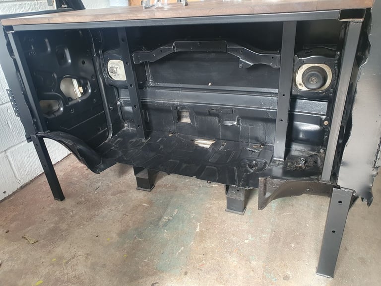 Bedford Rascal Wall Art Mancave Automotive Display Shelf 