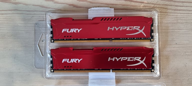 Hyper X Fury ddr3 1866mhz 16GB Memory Kit For Sale