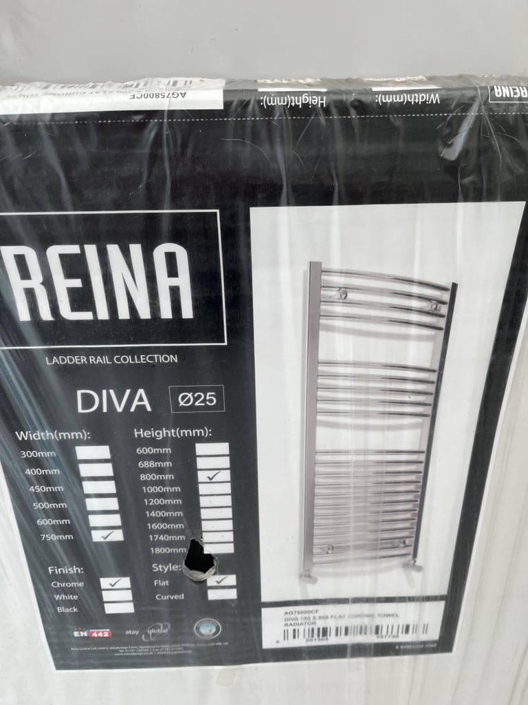image for Diva towel radiator 