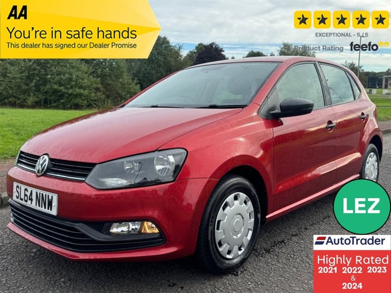2014 Volkswagen Polo 1.0 BlueMotion Tech S Hatchback 5dr Petrol Manual Euro 6 (s/s) (60 ps) Hatch...