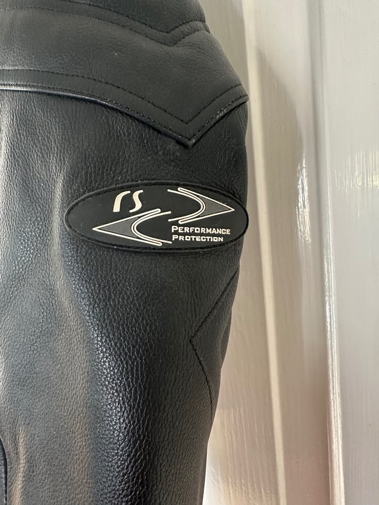 RS leather biker jacket