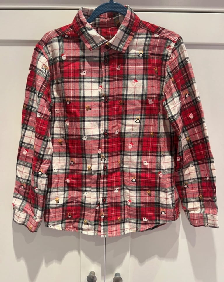 image for x2 tartan shirts age 7 