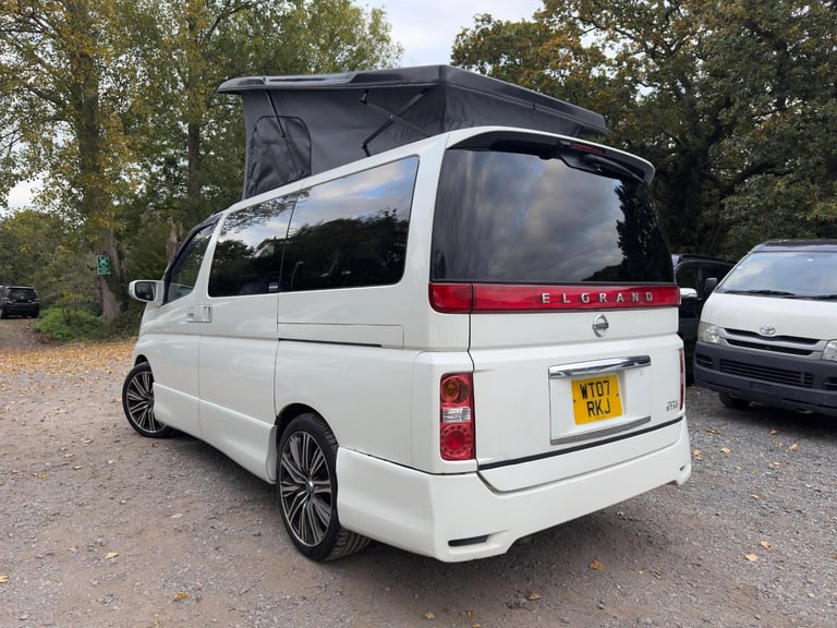 2007 Nissan Elgrand POP TOP 4 Berth Full Camper Conversion