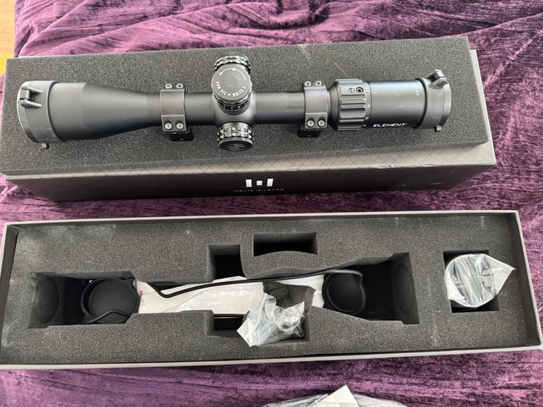 Element helix rifle scope used