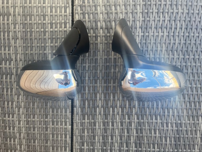 image for Fiat 500 Genuine Chrome Electric Mirrors Left & Right Pair