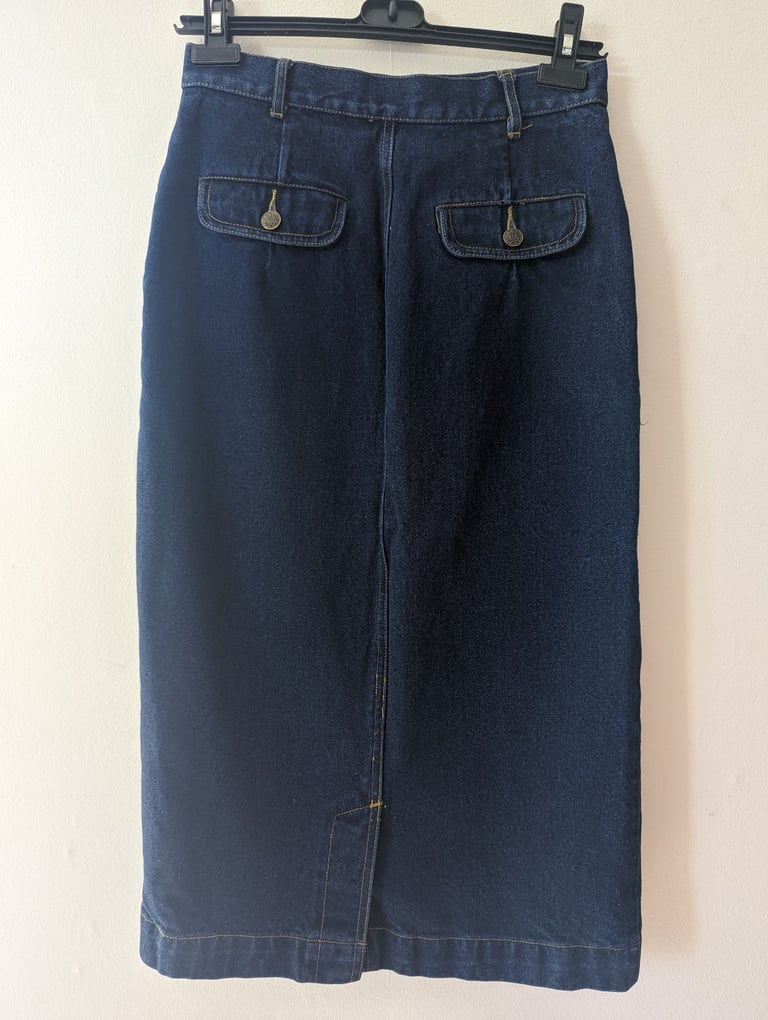 1980's ORIGINAL VINTAGE DENIM SKIRT!