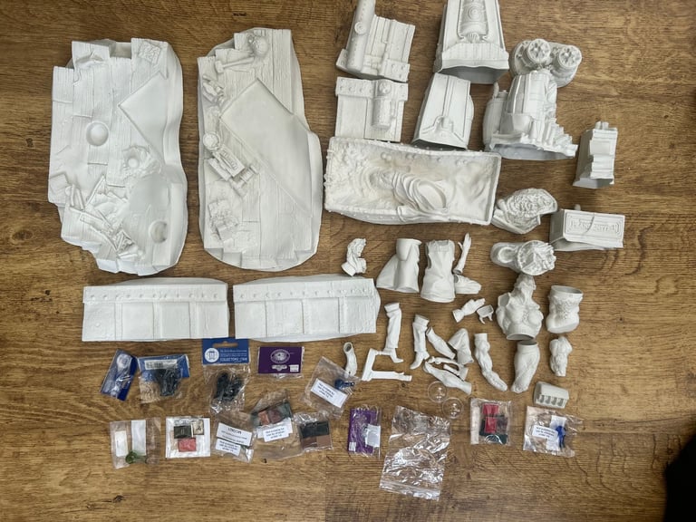 Bernie Wrightsons Frankenstein Vinyl remake late 1999 1/8th Vinyl Model Kit Rare