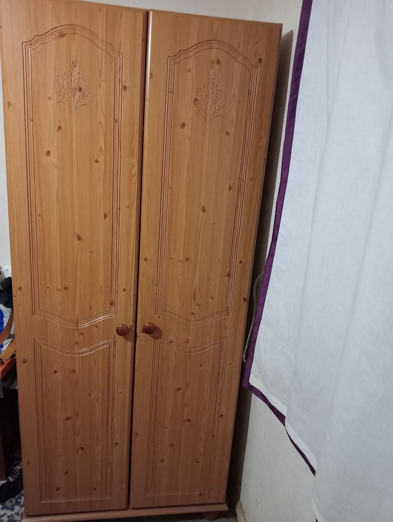 image for Pine Double Wardrobe  