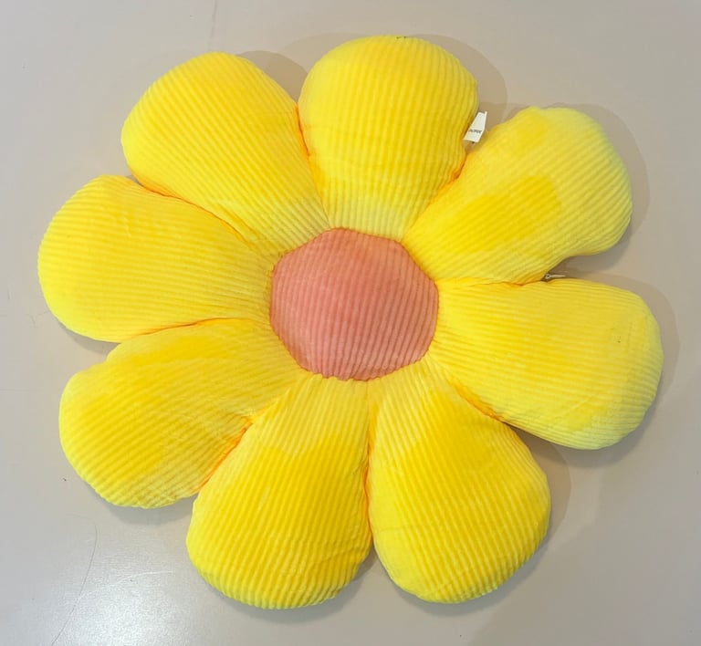 image for BRAND NEW Yellow Flower Cushion