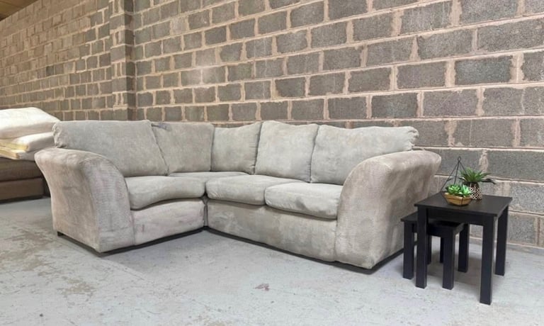 image for SCS beige corner sofa CAN DELIVER 