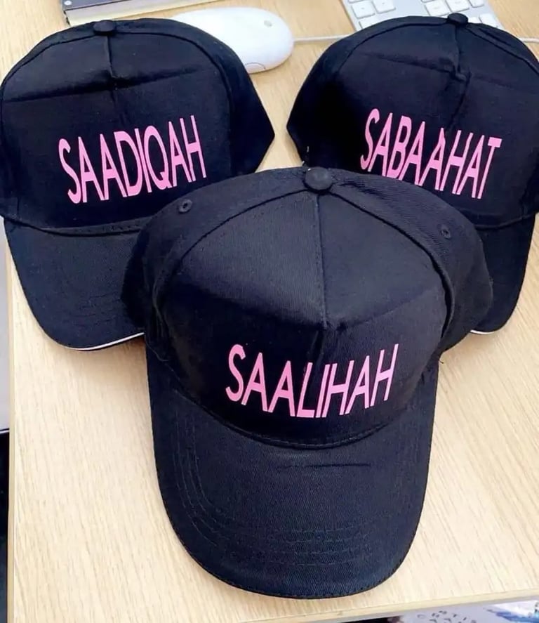 Personalised caps