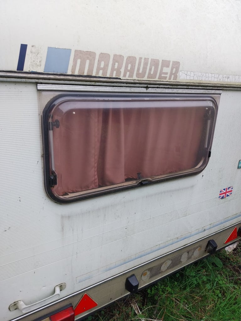 Abi Marauder caravan rear kitchen window 