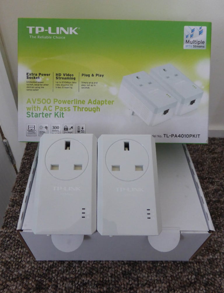 TP-Link TL-PA4010P (Passthrough) Powerline Kit + spare | in Yate, Bristol |  Gumtree