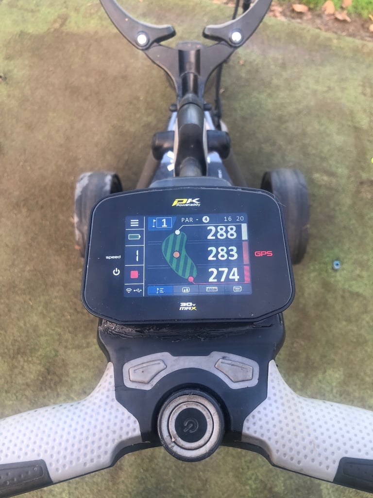 image for Powakaddy GPS lithium electric golf trolley 