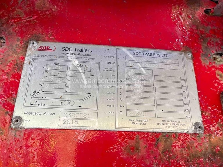 SDC CRANE MOUNTED DROPSIDE FLATBED BRICK GRAB