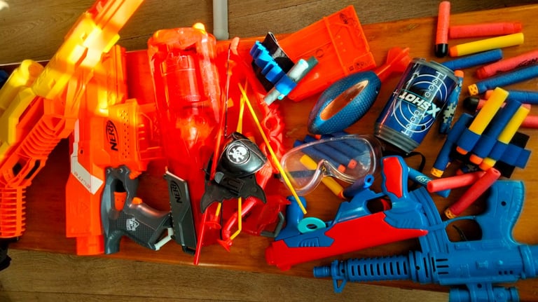 image for Nerf items various