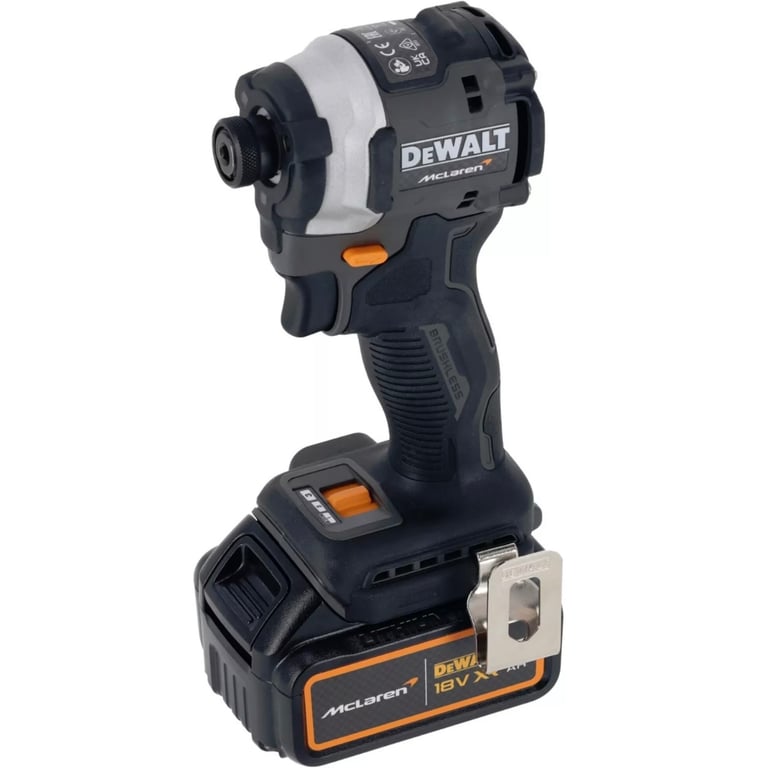 DEWALT DCF85MP2T MCLAREN F1 18V XR BL 1/4IN IMPACT DRIVER + 2 X 5AH BATTERIES - UNWANTED GIFT.