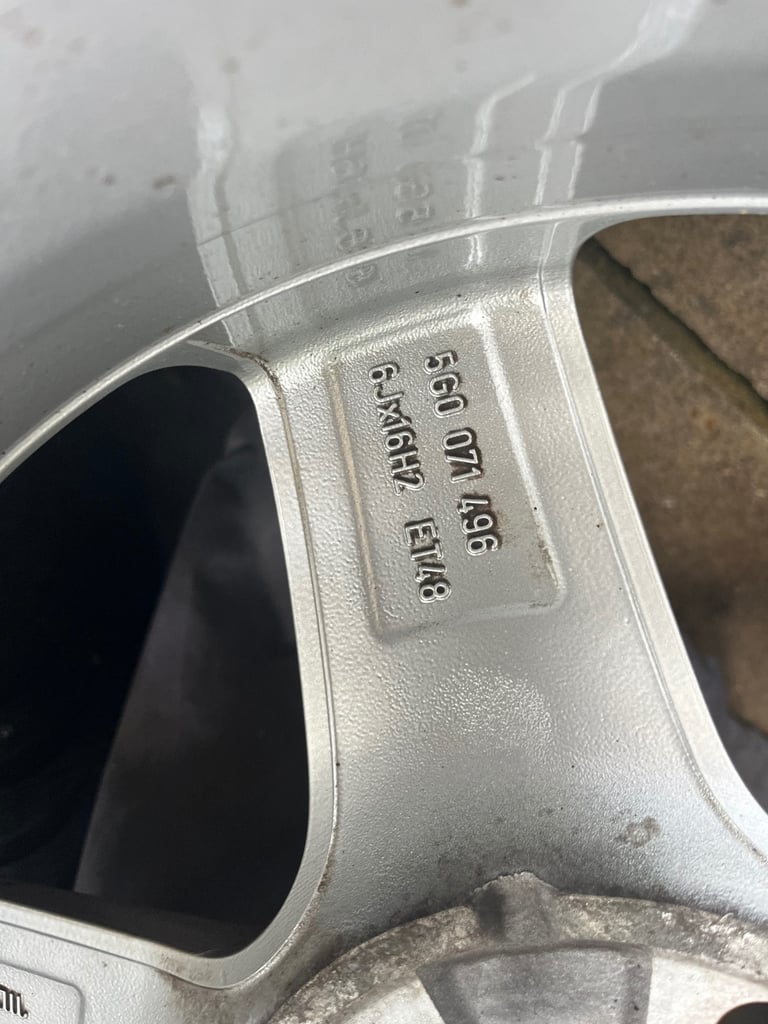 vw caddy 16in alloy  with all season tyres 