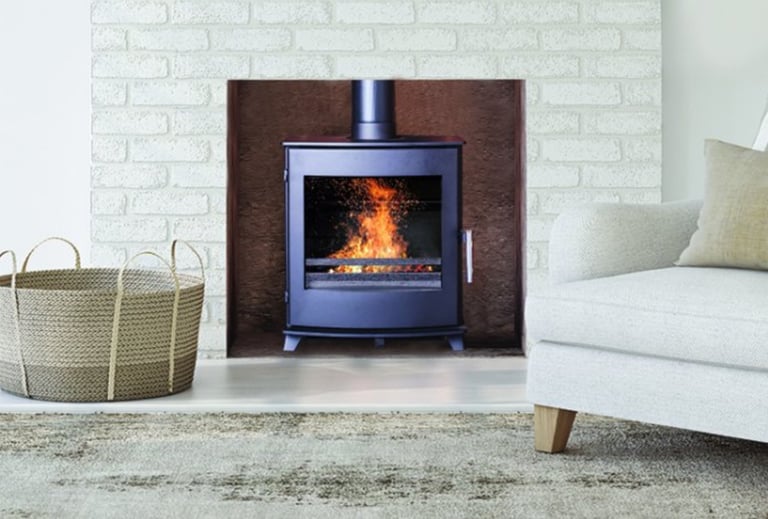  Gainsborough Devonshire 5kw wide wood burning stove / brand new / was £1499