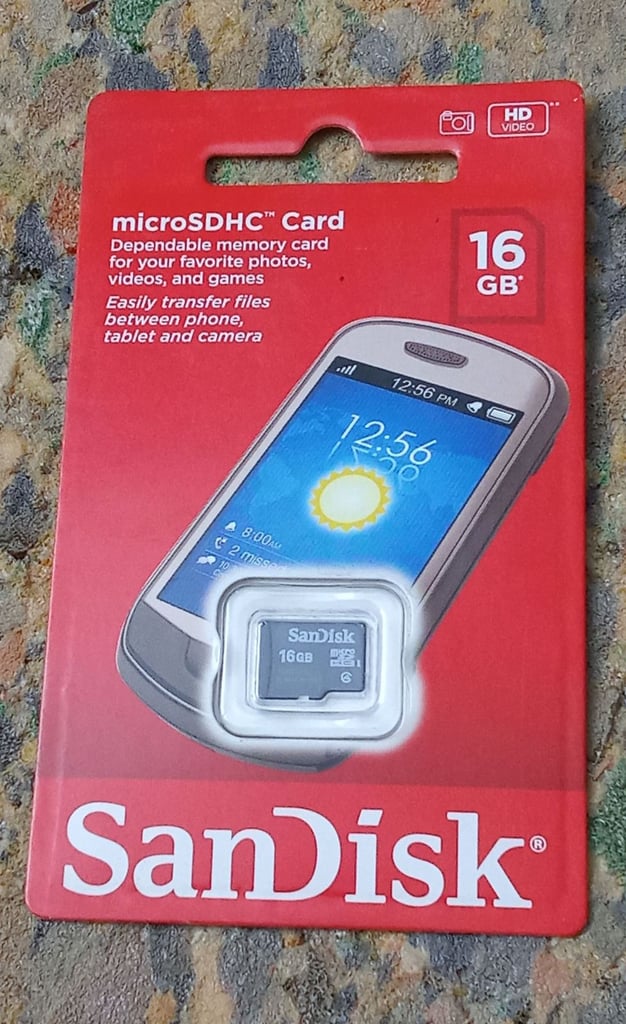 Brand New 16Gb SanDisk Micro-Sd x2