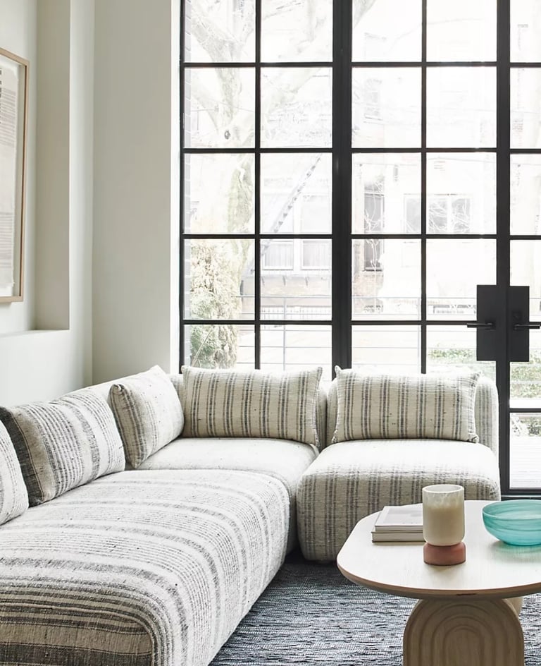 Modular corner anthropology sofa